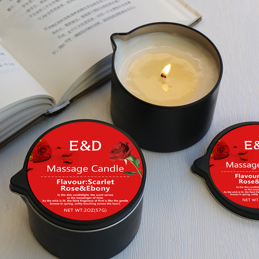Luxury Skin Care - Massage Oil Candle, for Stress Relief