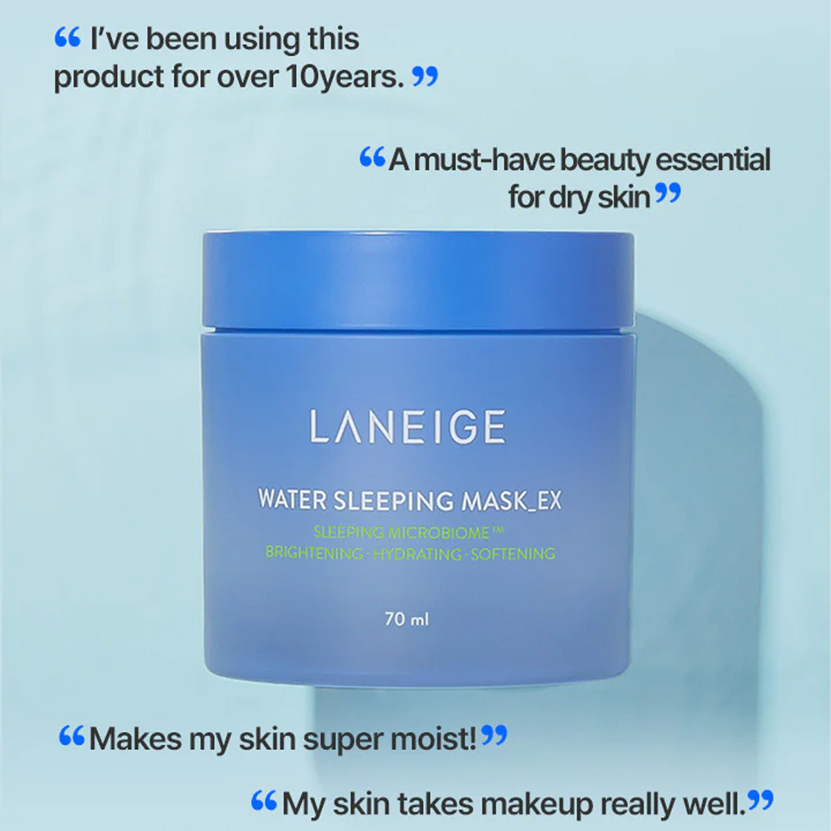 LANEIGE Water Sleeping Mask 70 - Luxury Skincare Fridge review and price